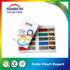 Customized Folded Printing Paint Color Catalog